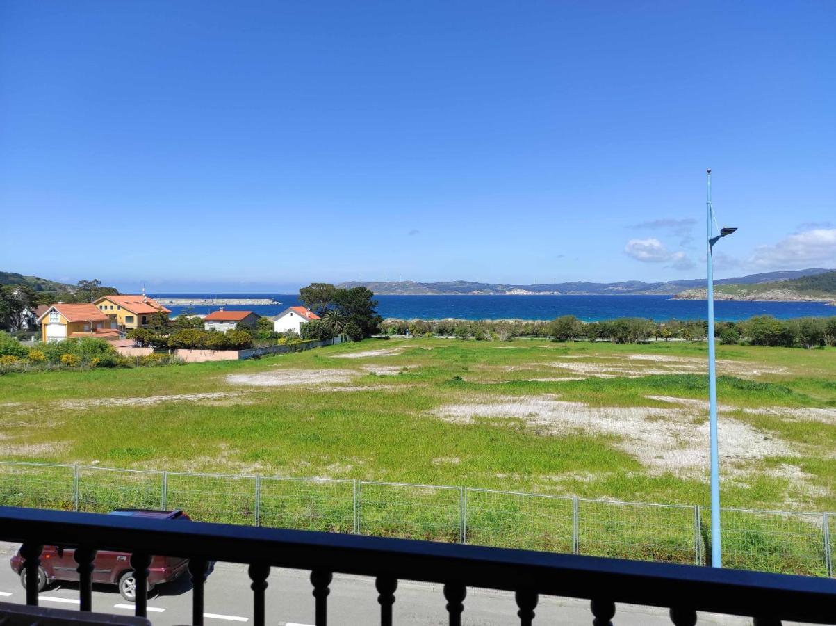 Piso en primera linea de Playa en Laxe Exterior foto